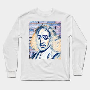 Baruch Spinoza Portrait | Baruch Spinoza Artwork 11 Long Sleeve T-Shirt